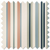 The British Stripe Co. Elizabeth, Polzeath No.1 - Twist&Fit Roman Blind